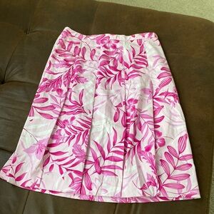 Laura Scott, size 6, Pink Tropical Skirt